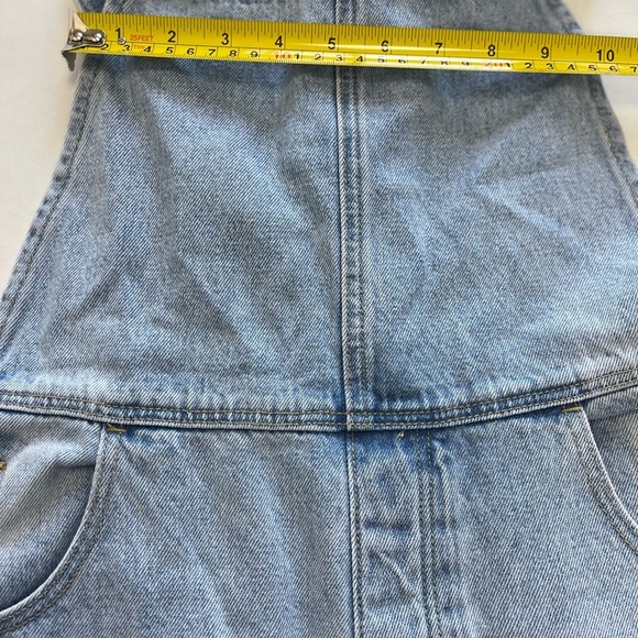 Rollas Old Mate Light Wash Denim Flare Overalls – Size 26 - Picture 11 of 16